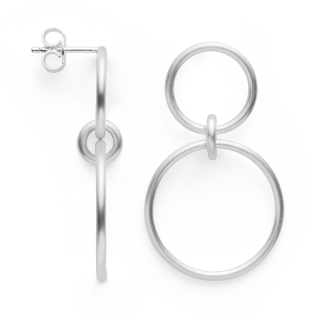 925/- Ohrstecker matt.