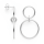 925/- Ohrstecker matt.