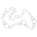 925/- Collier matt., 105cm