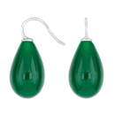 Rhod. S. Ohrring Böhmisches Quarz-Glas Farbe53
