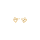 14kt. Gold Ohringe herz