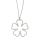 Rhodinierte Silber Halskette ADORE52 1