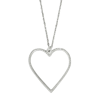 Rhodinierte Silber Halskette ADORE52 2