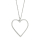 Rhodinierte Silber Halskette ADORE52 2