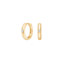 Vergoldet Silber Creolen POPNOR