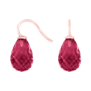 Rosév S. Ohrring Quarz-Glas Facettiert Farbe30