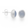 925/- Ohrstecker, rho. matt./Poliert, Chalc. 2,39