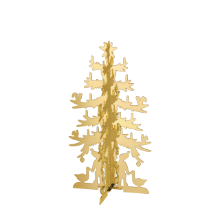Tannenbaum mittel 15cm - vergoldet