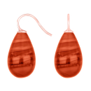 Rosév S. Ohrring Böhmisches Quarz-Glas Farbe17