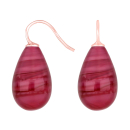 Rosév Silber Ohrring Böhmisches Quarz-Glas...