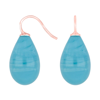 Rosév S. Ohrring Böhmisches Quarz-Glas Farbe48