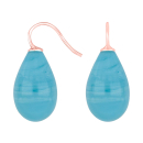 Rosév S. Ohrring Böhmisches Quarz-Glas Farbe48