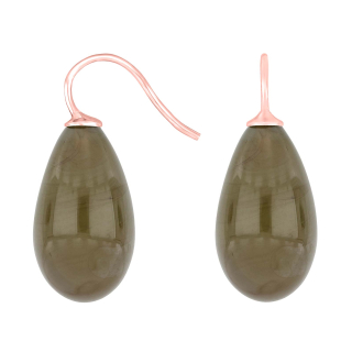 Rosév S. Ohrring Böhmisches Quarz-Glas Farbe61
