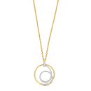 14kt. Anhänger m. 0,05ct TW/SI