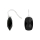 Rhod. S. Ohrring Quarz-Glas Facettiert Farbe95