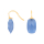 Verg. S. Ohrring Quarz-Glas Facettiert Farbe39