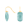 Verg. S. Ohrring Quarz-Glas Facettiert Farbe47