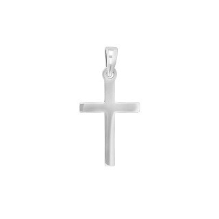 Rhod. Silber Kreuz 24mm