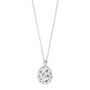 Rhod. Silberanhänger m/cz und Kette