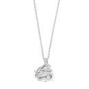 Rhod. Silberanhänger m/cz und Kette