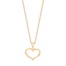 14kt. Goldhertz m/dia. 0.006ct W/SI