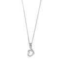 Rhod. Silberanhänger m/cz und Kette