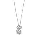 Rhod. Silberanhänger m/cz und Kette
