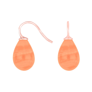 Rosév S. Ohrring Böhmisches Quarz-Glas Farbe75