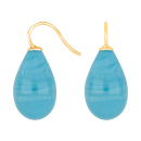 Verg. S. Ohrring Böhmisches Quarz-Glas Farbe48