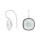 Rhod Silber Ohrring Quarz-Glas Facettiert Farbe04