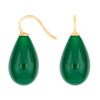 Verg. S. Ohrring Böhmisches Quarz-Glas Farbe53