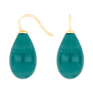 Verg. S. Ohrring Böhmisches Quarz-Glas Farbe58