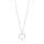 14kt. Weissgoldohrringe m/dia. 0.09ct W/SI