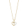 14kt. Goldhertz m/dia. 0.01ct W/SI