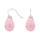 Rhod. S. Ohrring Quarz-Glas Facettiert Farbe11