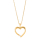 14kt. Goldhertz m/dia. 0.03ct W/SI