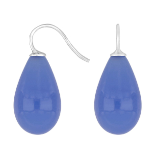 Rhod. S. Ohrring Böhmisches Quarz-Glas Farbe39