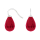 Rhod. S. Ohrring Quarz-Glas Facettiert Farbe50