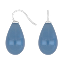 Rhod. S. Ohrring Böhmisches Quarz-Glas Farbe42