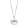 Rhd. Silber Halskette Muschel SEA52