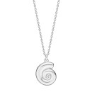 Rhd. Silber Halskette Schneckenhaus SEA52