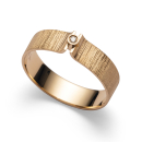 750/- Ring matt./Gebüstet, 0,02ct W-SI