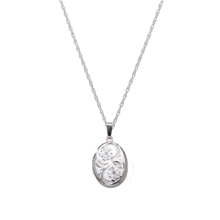 Medaillon 925 45cm Kette