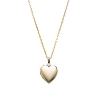Medaillon Aufgewalztes Gold 45cm