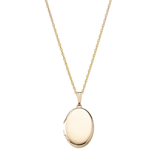Medaillon Aufgewalztes Gold 45cm