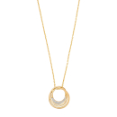 14kt. Gold Anhänger 0,07ct. W/SI