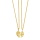 8kt. Gold Freundschaftskette Hertz 10mm