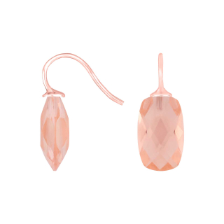 Rosév S. Ohrring Quarz-Glas Facettiert Farbe12