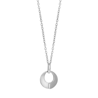 Rhod. Silberanhänger m/cz und Kette