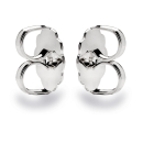 925/- Ohrmutter gezackt, groß (10mm)